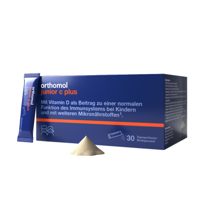 Orthomol Junior C Plus (гранулы прямого действия со вкусом малины и лайма)