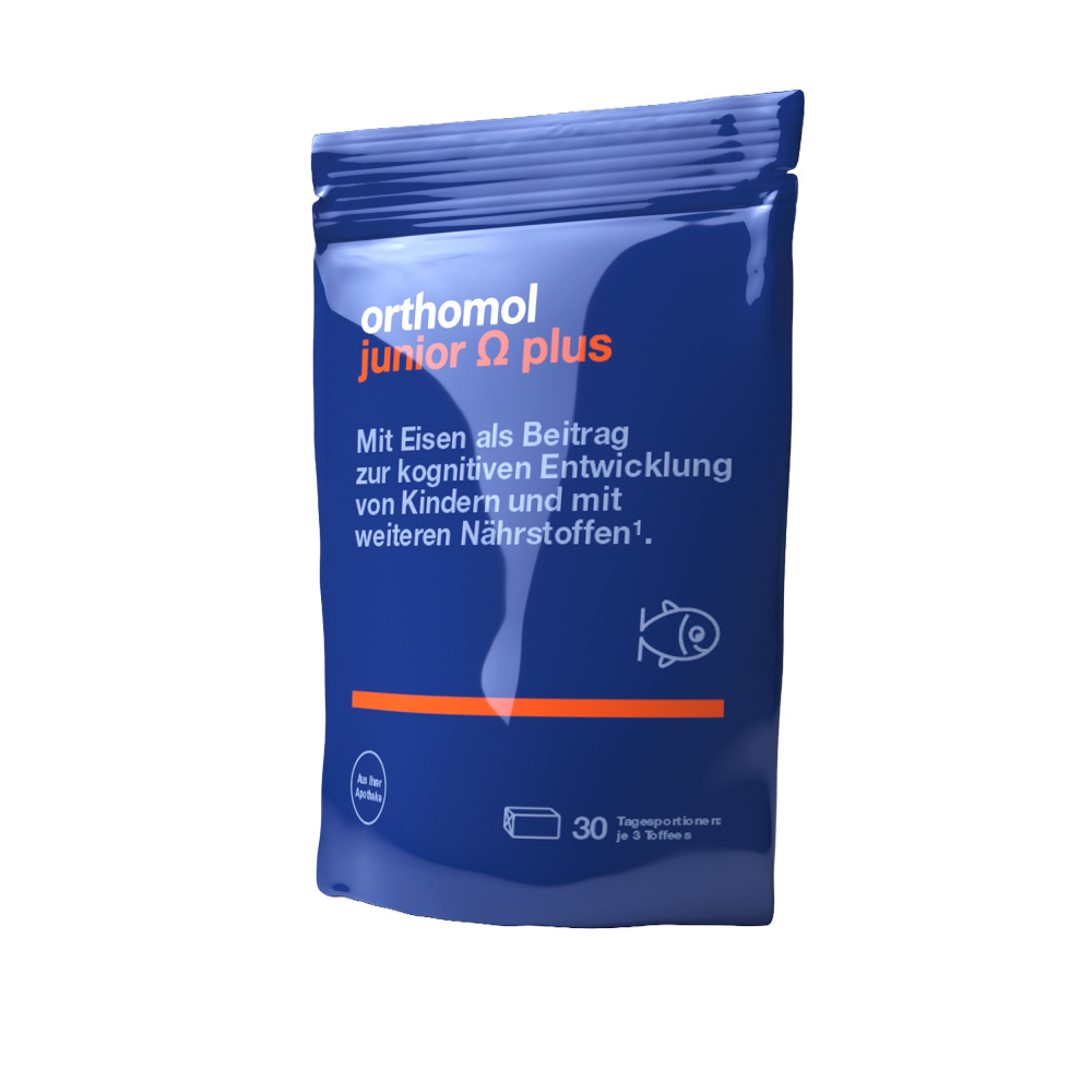 Orthomol Junior Omega Plus (жевательные ириски)