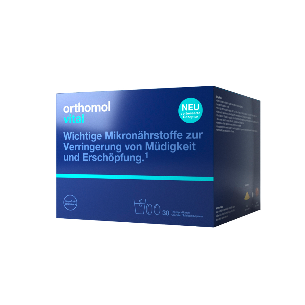 Orthomol Vital (гранулы со вкусом грейпфрута - капсулы - таблетки)