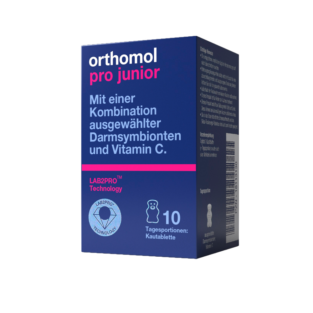 Orthomol Pro Junior (жевательные таблетки в виде мишки со вкусом клубники)