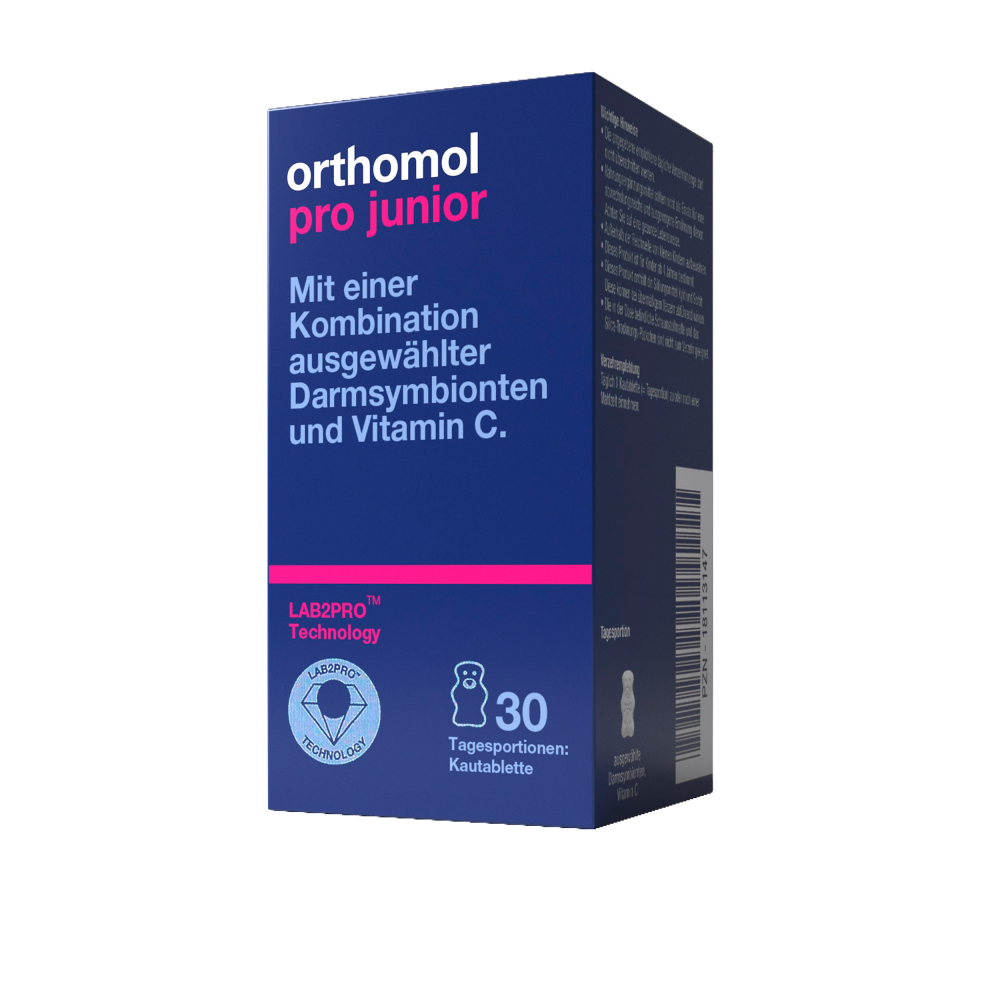 Orthomol Pro Junior (жевательные таблетки в виде мишки со вкусом клубники)