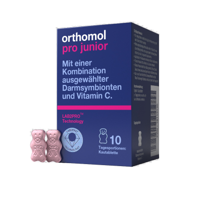 Orthomol Pro Junior (жевательные таблетки в виде мишки со вкусом клубники)