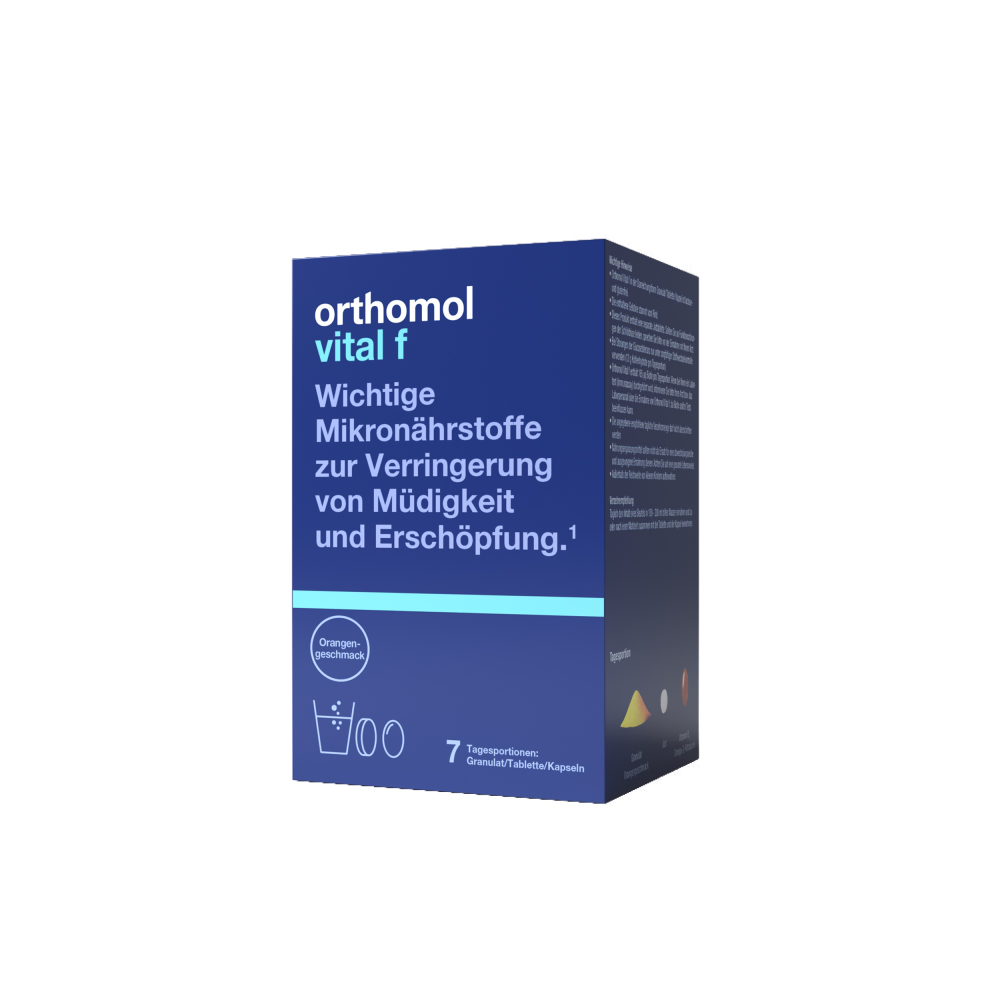 Orthomol Vital F (гранулы со вкусом цитрусов - капсулы - таблетки)