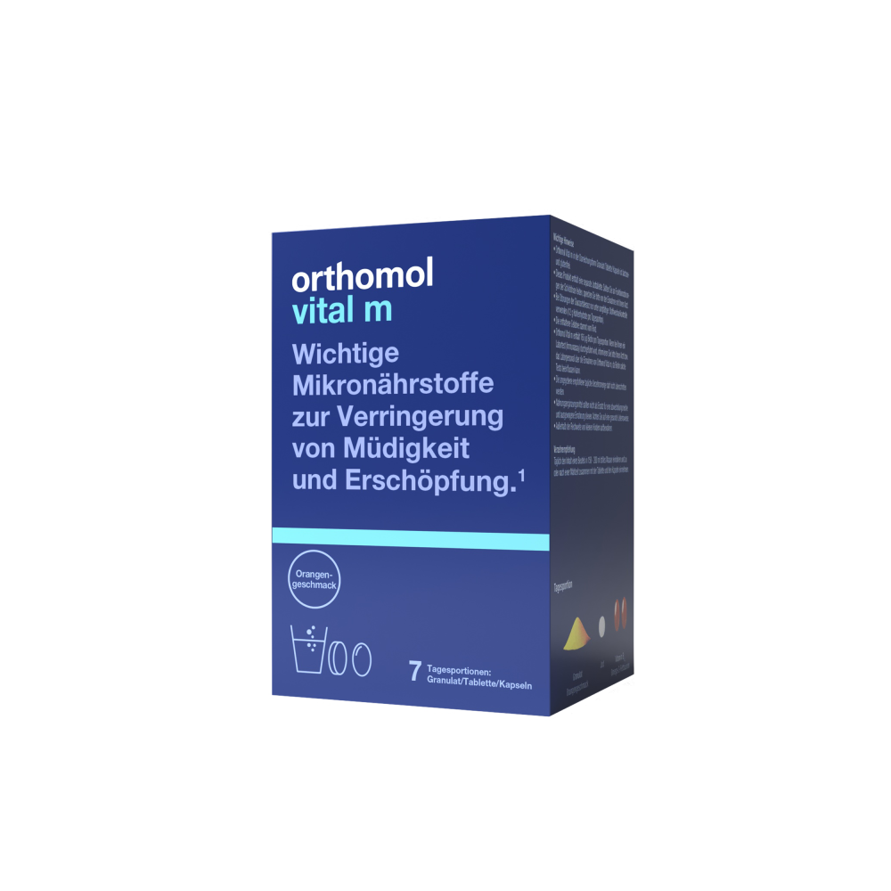 Orthomol Vital M (гранулы со вкусом цитрусов - капсулы - таблетки)