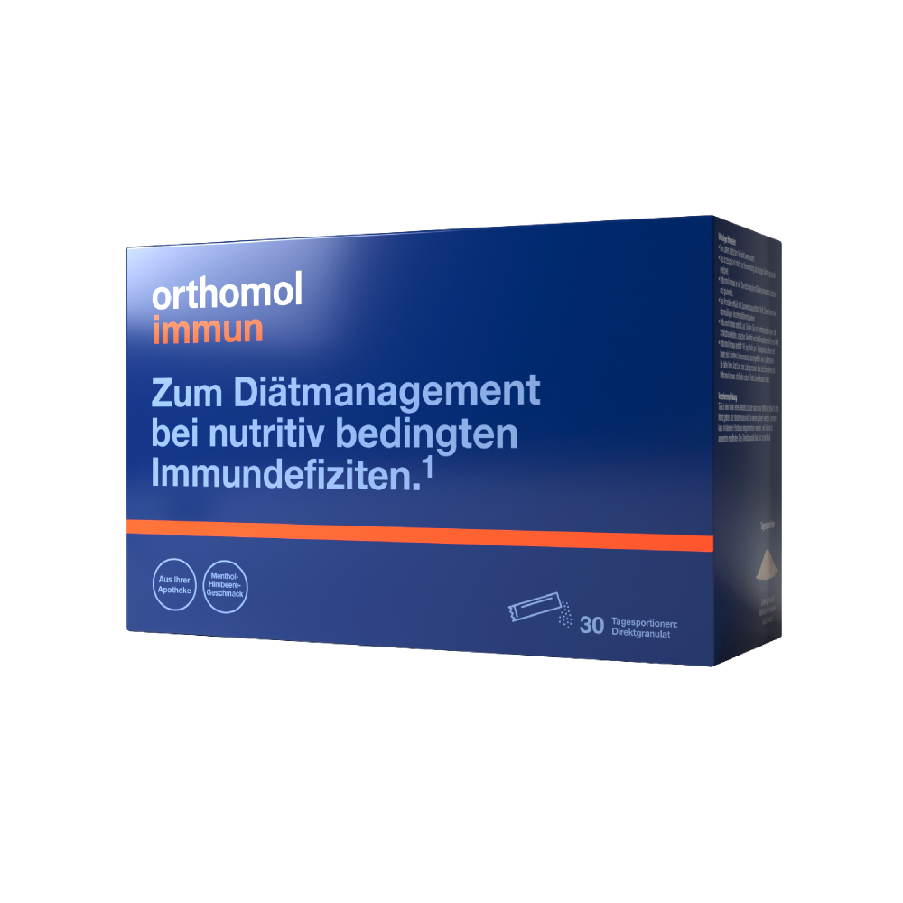 Orthomol Immun (гранулы прямого действия со вкусом ментола - малины)
