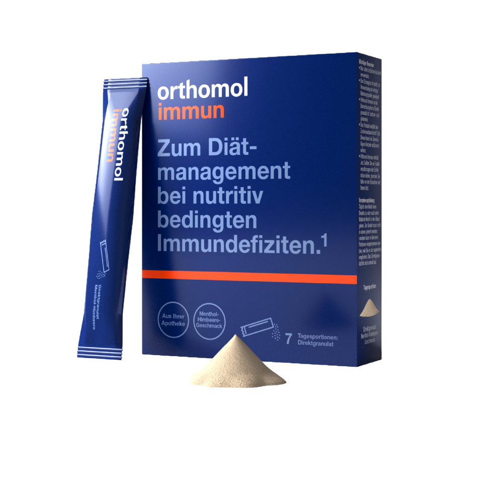 Orthomol Immun (гранулы прямого действия со вкусом ментола - малины)
