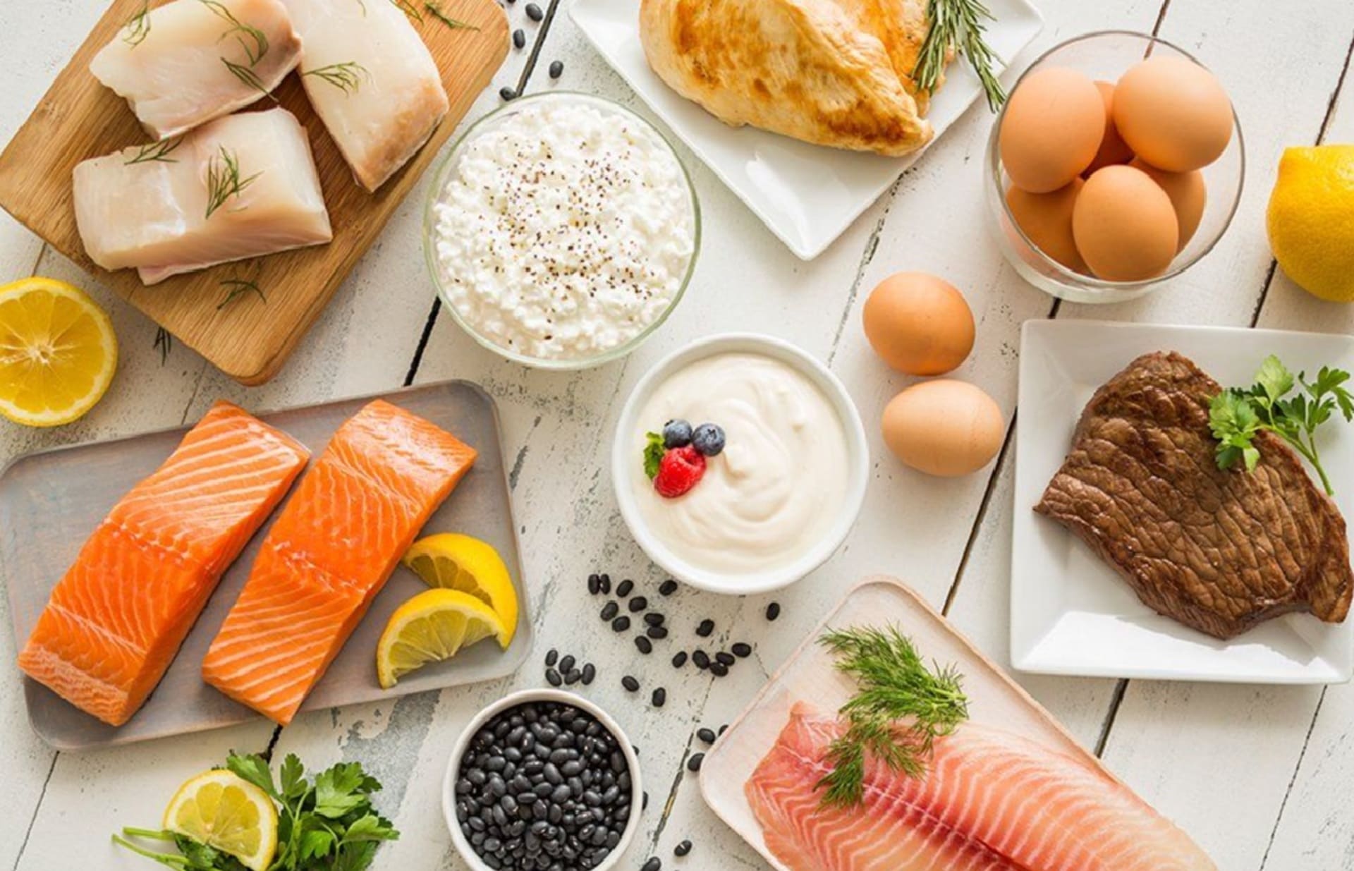 У яких продуктах нійбільше білка